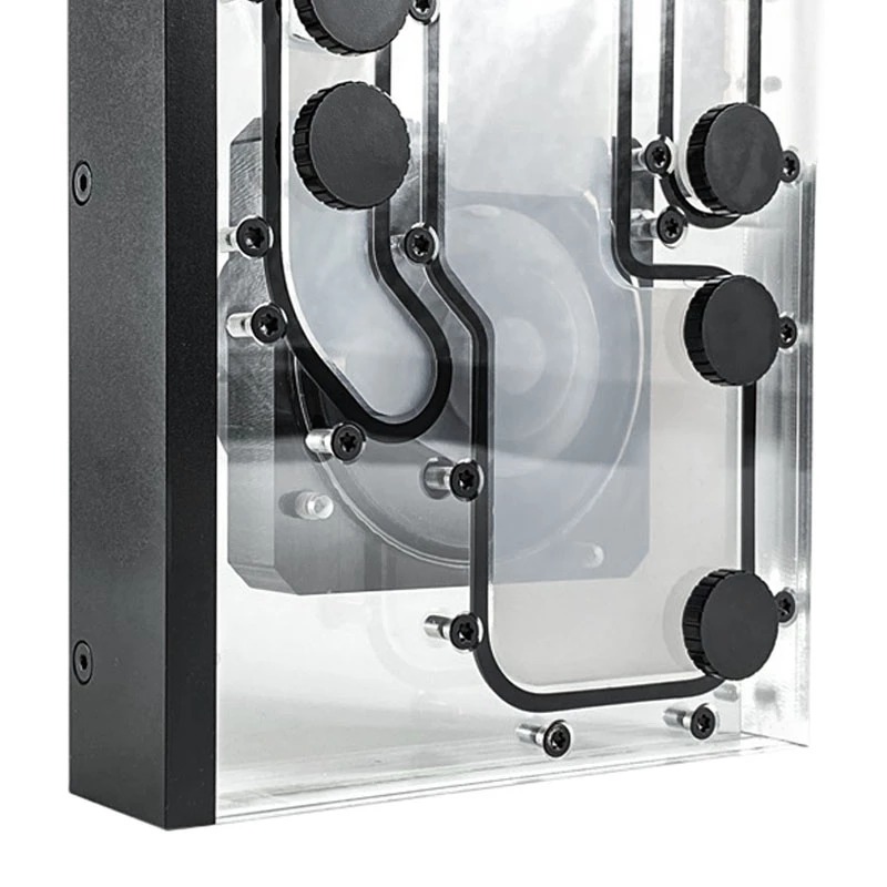 Stealkey Customs SK-Crossflow Lian Li - O11D XL Evo jaoturplaat D5/DDC - akrüül
