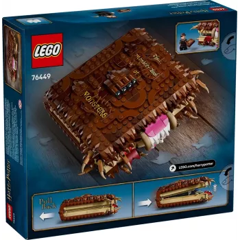 LEGO Harry Potter mängukomplekt Koletiste raamat 76449 — 518 detaili, 1 minifiguur, kinnitatavad hambad