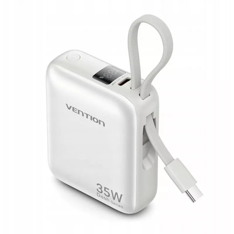 Akupank Vention FHEN0 liitiumpolümeer 10000 mAh 35W USB-C 1-port valge