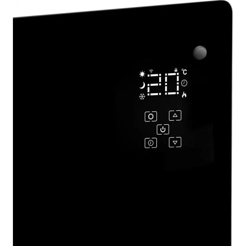 Carruzzo Q20F1 klaaspaneelradiaator must