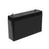 Laetav suletud pliiaku roheline Cell AGM12 6 V 7000 mAh Must