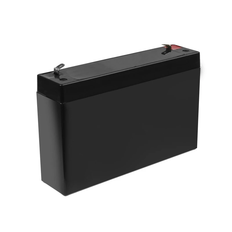 Laetav suletud pliiaku roheline Cell AGM12 6 V 7000 mAh Must