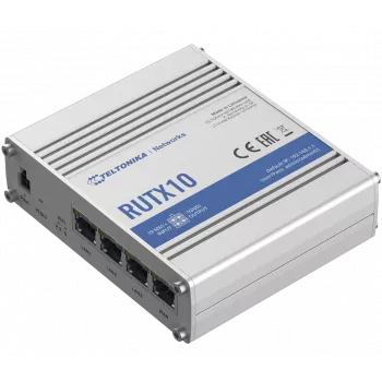 Teltonika RUTX10 traadita ruuter Gigabit Ethernet kaheribaline (2,4 GHz / 5 GHz) Valge