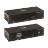 Eaton Tripp Lite Series DisplayPort-HDMI üle Cat6 pikenduskomplekt KVM-toega, 4K 60Hz, 4:4:4, USB, PoC, HDCP 2.2, kuni 230 jalga, TAA - Video/Heli laiendus, HDMI, Di