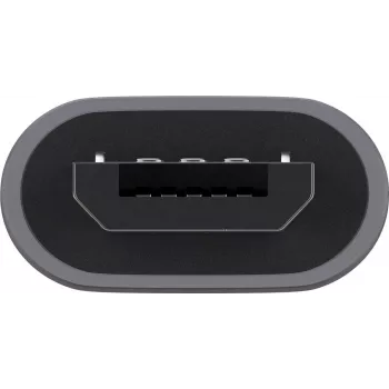Goobay USB 2.0 Hi-Speed Adapter, hall, hall – USB-C™-pistikupesa > USB 2.0 mikro-pistik (tüüp B) (55553)