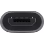 Goobay USB 2.0 Hi-Speed Adapter, hall, hall – USB-C™-pistikupesa > USB 2.0 mikro-pistik (tüüp B) (55553)
