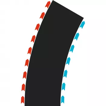Carrera HYBRID Curves Radius 30° two modules (50052004)