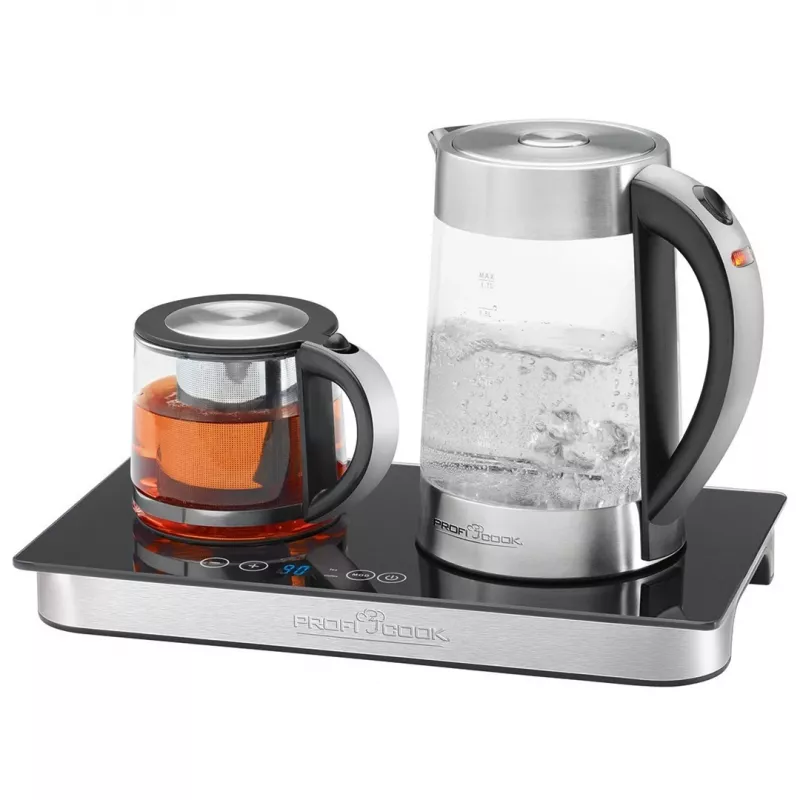 ProfiCook PC-TKS 1056 veekeetja 1.7 L Must, roostevaba teras, läbipaistev