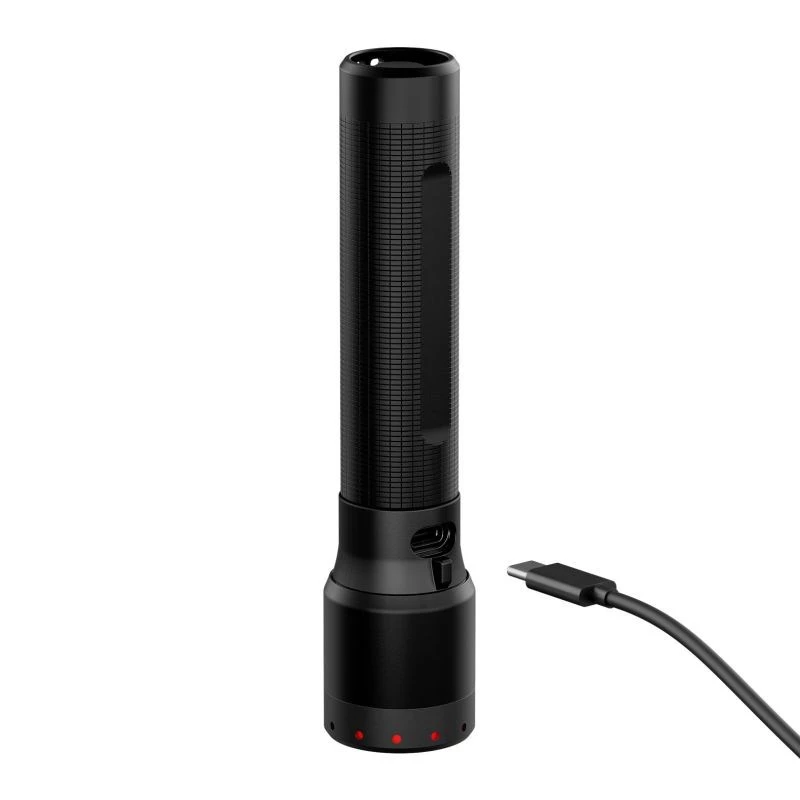 Käsilamp Ledlenser P7R must laetav LED 1000 luumenit, 3,7 V 21700, IP68, 159 mm, 360 g