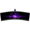 LORGAR 34MP1, UWQHD MiniLED mängumonitor Pro, 34'' (3440*1440) VA kumer monitor, must/piimhall