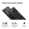 Mechanical klaviatuur Keychron V6 Ultra 8K — Full-size 100% QWERTY, Bluetooth, RGB, Must