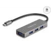 DeLOCK 63173 USB-jaotur USB-C 5000 Mbit/s Must