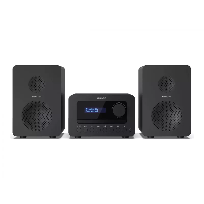 Sharp TOKYO FM Hi-Fi Mikrosüsteem | XL-B514(BK) | AUX-sisend | Bluetooth | CD-mängija | FM-raadio