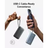 Powerbank 545 NANO 30W 10000mAh sisseehitatud USB-C kaabliga, must