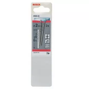 Keerdpuur Bosch Metal puur HSS-G DIN 338