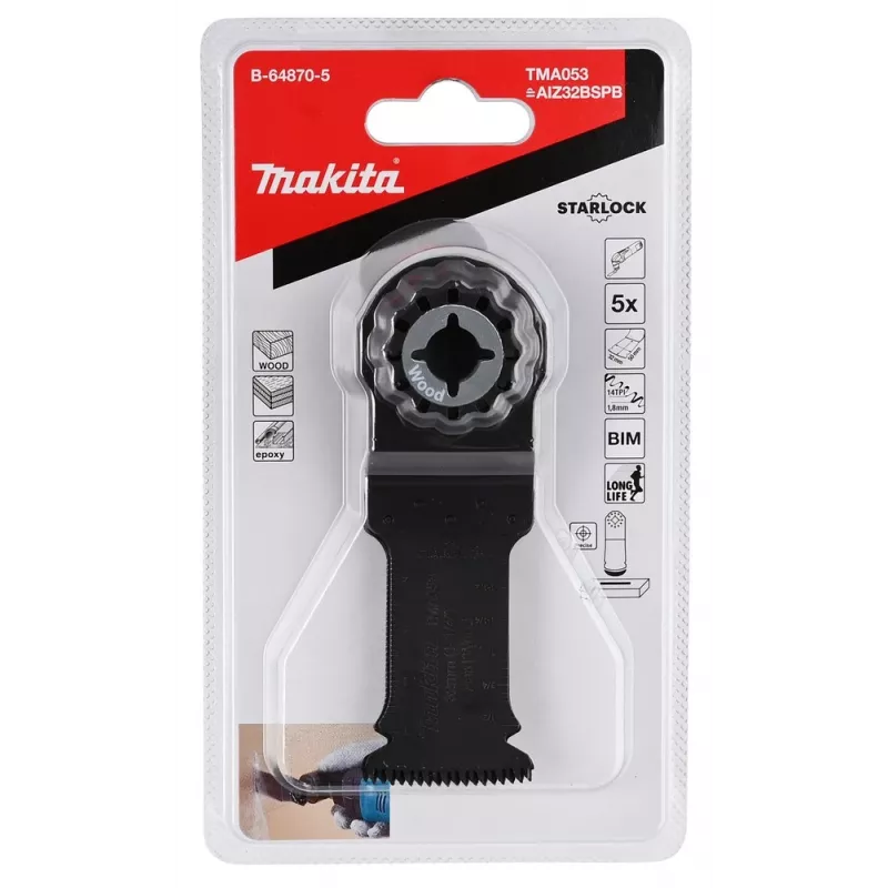 Makita B-64870-5 tikksae/peitelsae/kolhoovsaetera Bimetal 5 tk