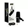 Shure MV7+-K - Loengu-/vokaalmikrofon XLR/USB-C ühendusega, must