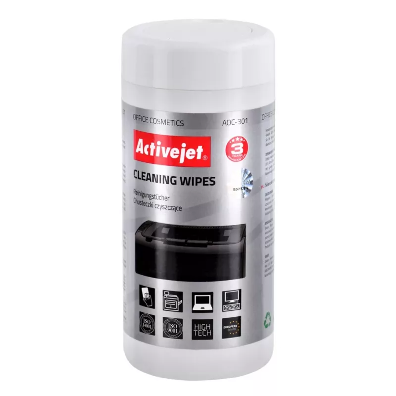 Activejet AOC-301 universaalsed puhastuslapid, 100 tk