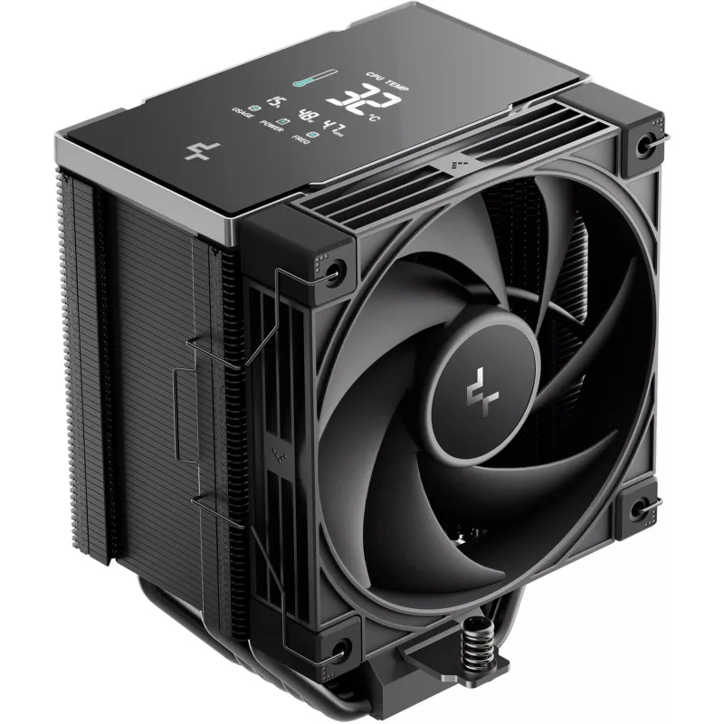 Õhkjahuti DeepCool AK700 Digital NYX, 120 mm ventilaator, maksimaalne õhurõhk 5,13 mmH2O, 98×126×157 mm, must