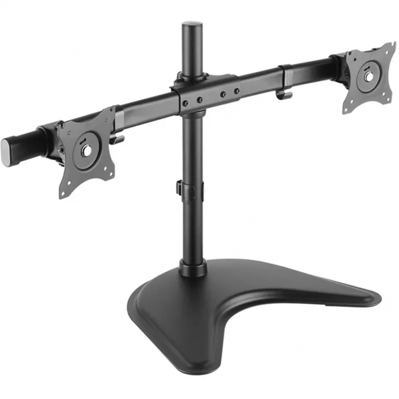 HAGOR HA FS - kinnituskomplekt (lauale kinnitatav hoidik) - 2 LCD-ekraanile - must - ekraani suurus: 38-68 cm (15-27 tolli)