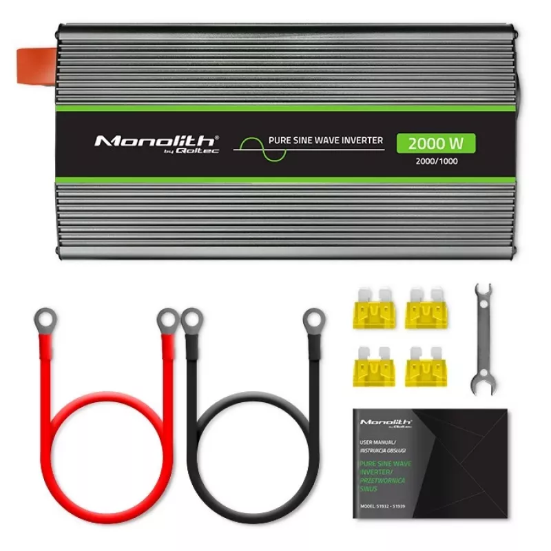Autoinverter Qoltec Monolith 2000 W Must 24 V