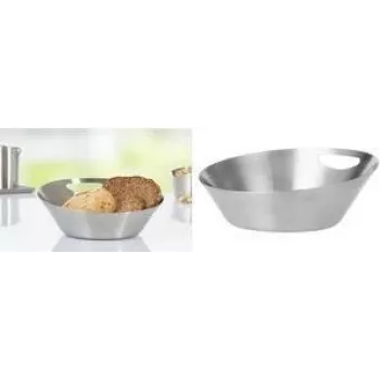 Serving Basket Esmeyer VISTA Stainless Steel Brushed 18/10 — ümmargune võrgusisend serveerimiseks ja nõrutamiseks