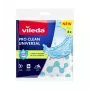 Puhastuslapp VILEDA Pro Clean 179370 — universaalne ensüümidega töödeldud lapp, märgpuhastus, pakis 4