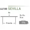 High Peak Camping Table Sevilla 44180