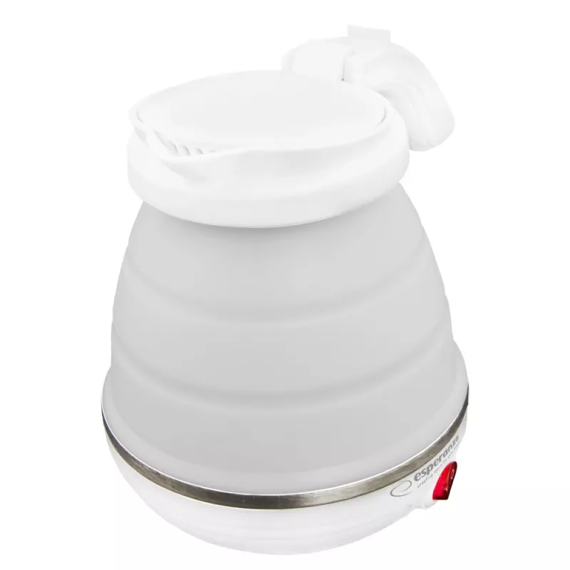 Elektriline veekeetja ESPERANZA EKK023 — 0,5 L, 750 W, valge, roostevaba teras ja plast