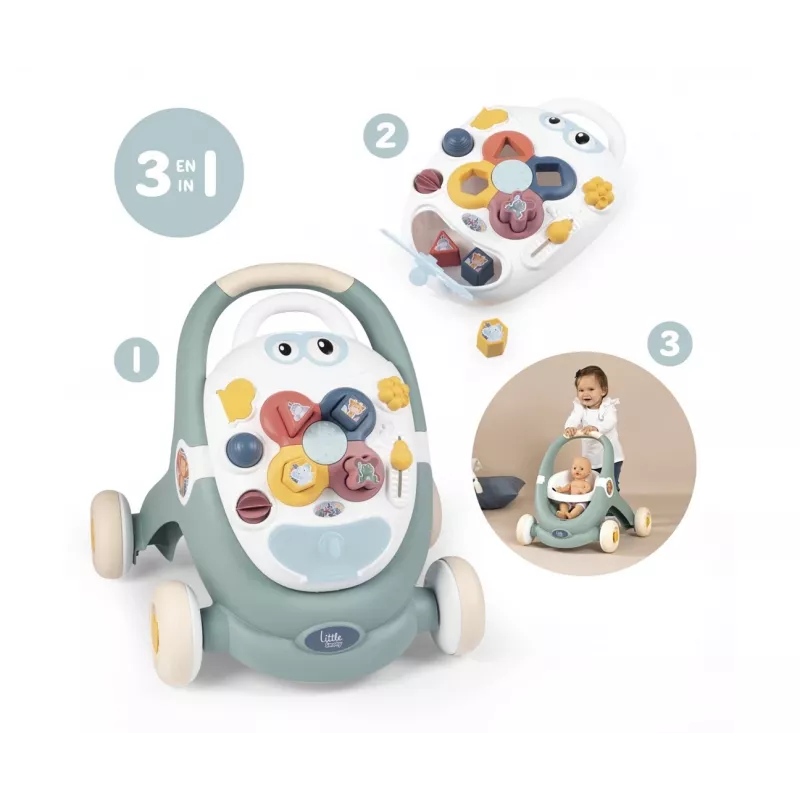 Smoby Dickie Little 3 in 1 Trotty Walker 12 kuud+
