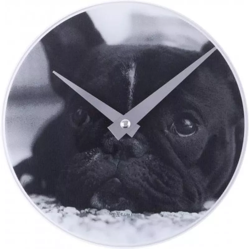 NeXtime kell 5173 Little Dog, Ø20 cm, sein, must