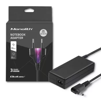 Qoltec 51506.45W toiteadapter ASUS-ile | 45W | 19V | 2,37A | 4,0*1,35 | +toitekaabel