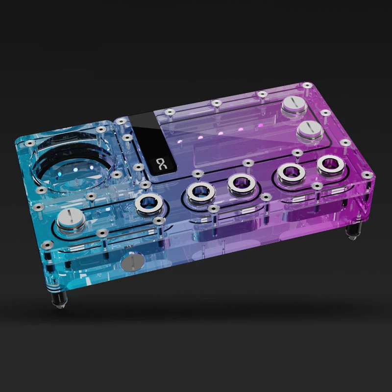 Reservoir Alphacool Core Distro Plate läbipaistev akrüül 125x240x68,8 mm
