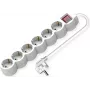 VALUE Power Strip long/Round+Sw. Valge 6x CEE 7/7 1.5m - pikendusjuhe (19.99.0955)