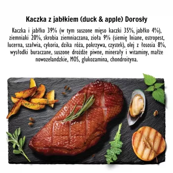 PAKA ZWIERZAKA Partii kõrvitsaga M - kuiv koeratoit - 9kg