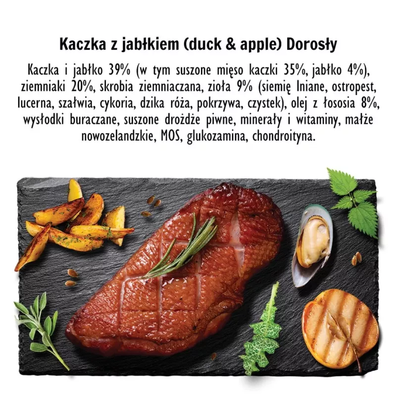 PAKA ZWIERZAKA Partii kõrvitsaga M - kuiv koeratoit - 9kg