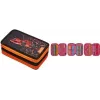 Pliiatsitasku Herlitz 50038794 Pehme Polüester Must Oranž 190x115x70mm