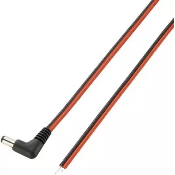 VOLTCRAFT madalpinge ühenduskaabel madalpingepistik - kaabel, lahtine ots 5,5 mm 2,5 mm 2 m 1 tk (93025c179)