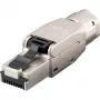 Goobay CAT 8.1 STP-shielded, field-terminable RJ45-Pistik (61130)