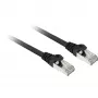 Sharkoon paigaldusvõrgukaabel SFTP RJ-45 Cat.7a 1 meeter must