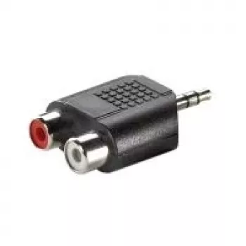 3,5 mm adapter VALUE 3,5 mm isane kuni 2x RCA emane