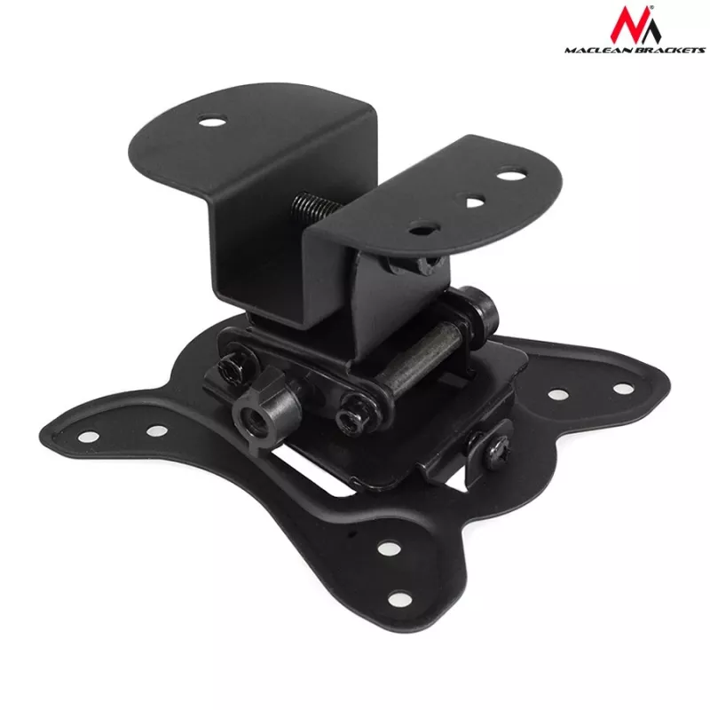 Postikinnitusklamber MACLEAN MC-670 — reguleeritav, toetab kuni 20 kg, VESA 100x100, 13–27-tollistele monitoridele, must