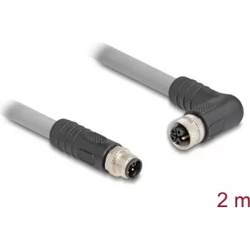 DeLOCK 80543 anduri/täiturmehhanismi kaabel 2 m RST M12 Hall