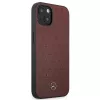 Mercedes MEHCP13SPSQRE iPhone 13 mini 5,4 punane/punane kõva ümbris Nahk Tähtede mustriga