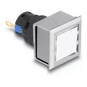 Tööstuslik masinale kinnitatav LED-lamp DELOCK 22058 — 1 LED, IP40/IP65, AC 250V, 5A, 25×42×25 mm