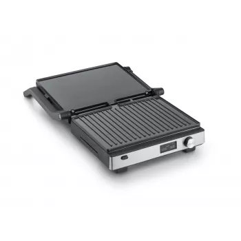 Kontaktgrill Severin KG 2380 must hõbedane 2000W roostevaba teras