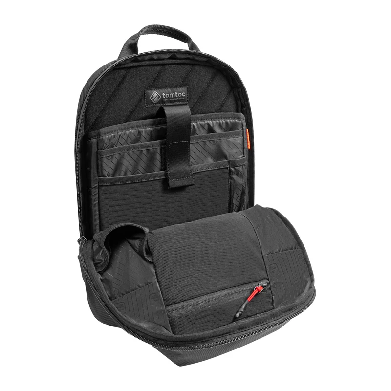 Crossbody kott Tomtoc Navigator-T24 S — must, kompaktne igapäevane kandekott