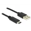 USB-kaabel DeLOCK 83600 USB 2.0 1m USB C USB A Must
