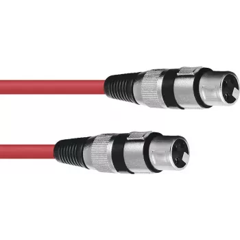 Audio kaabel Omnitronic 30220900 1,5m XLR 3-kontaktiline Punane