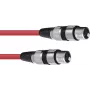 Audio kaabel Omnitronic 30220900 1,5m XLR 3-kontaktiline Punane